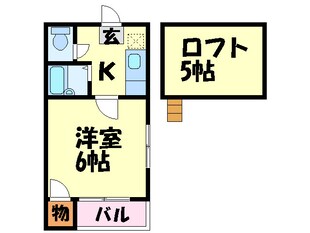 サニーコート大橋の物件間取画像